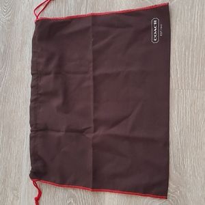 Coach dust bag 13"x15"